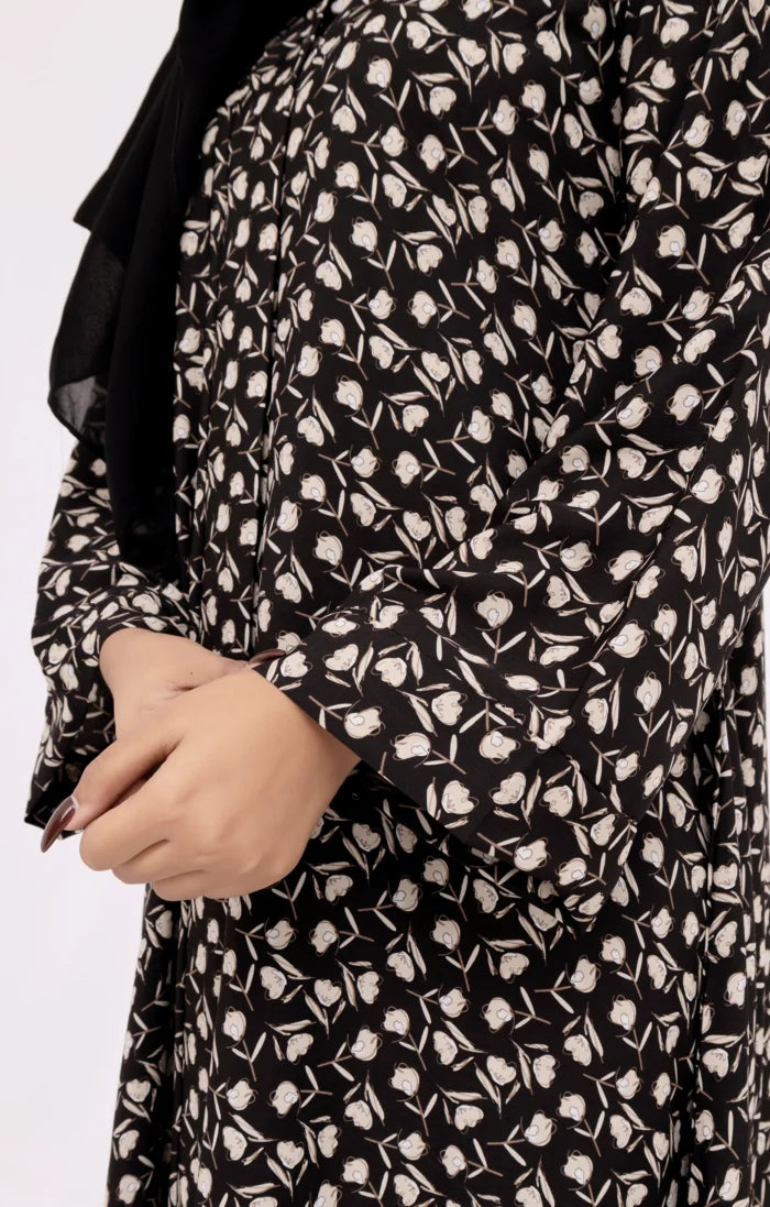 BrownPrintedAbaya4