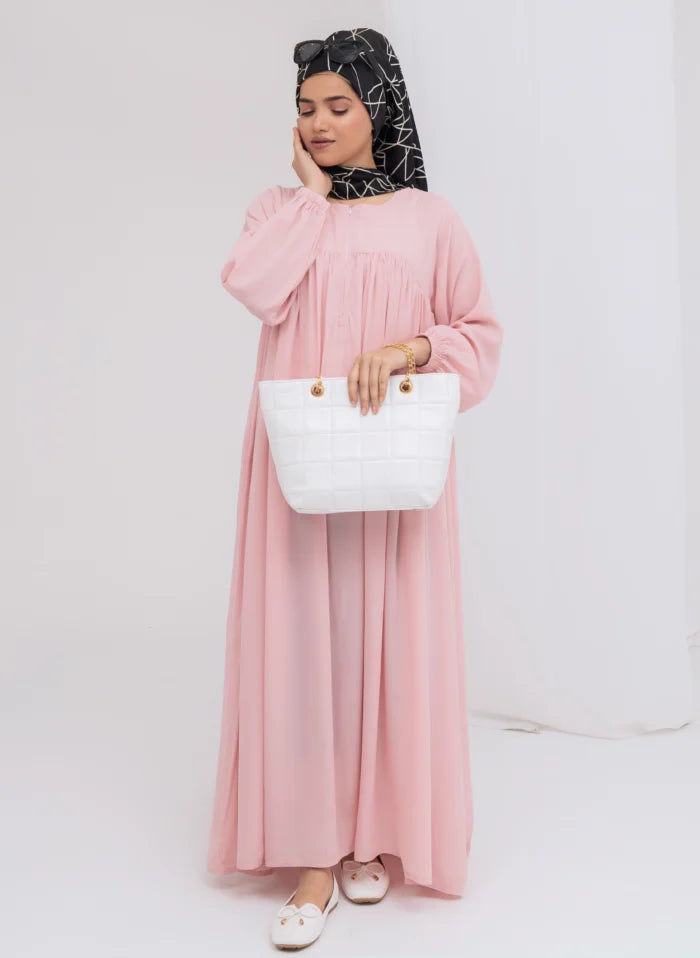 CharmingBabyPinkAbaya4