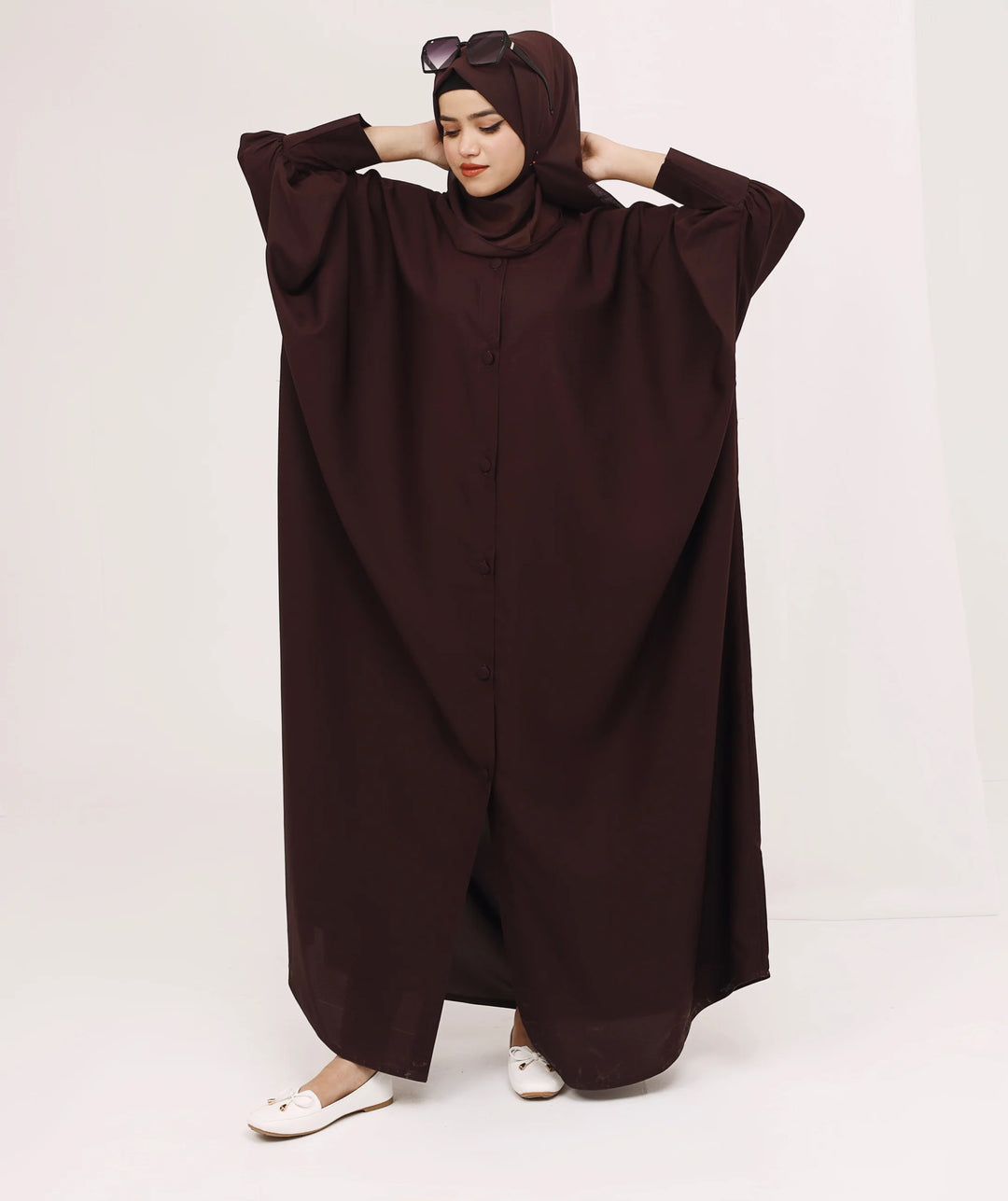 Dark Coffee Abaya Jilbab Style
