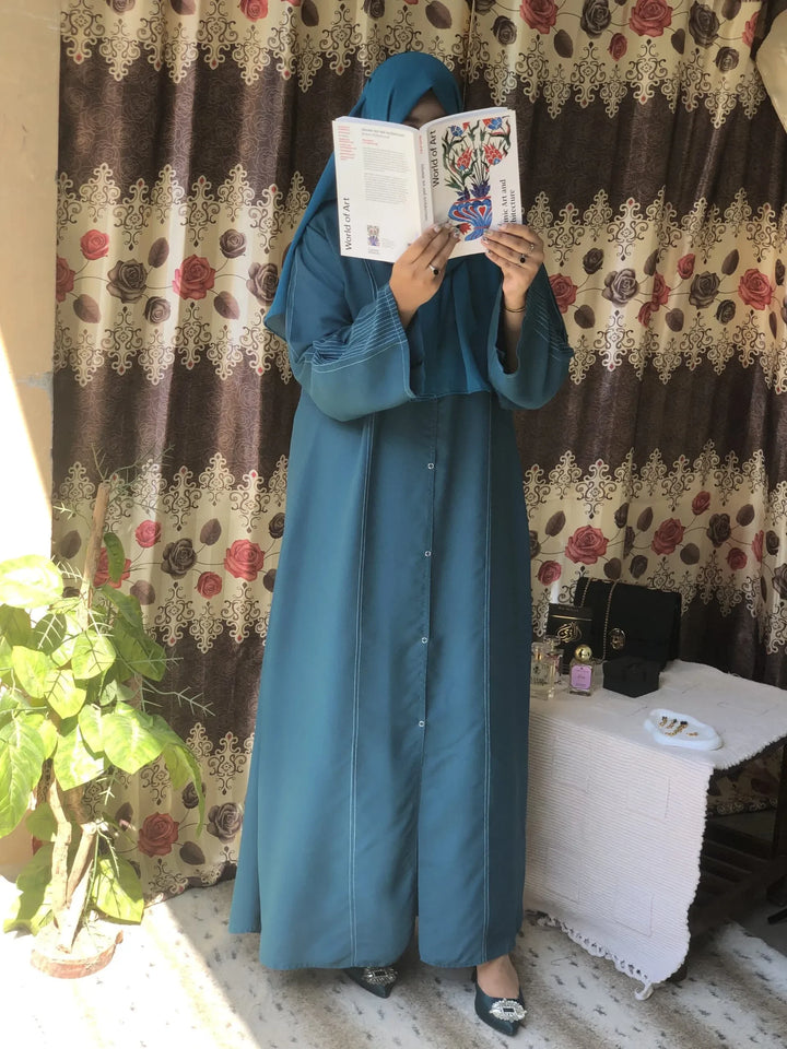 ElegantTealPleatedAbaya_PremiumDoubleGeorgetteFrontOpenModestWearforWomen1_9bf0599b-d7c8-4c39-b662-804c5ff57b8b